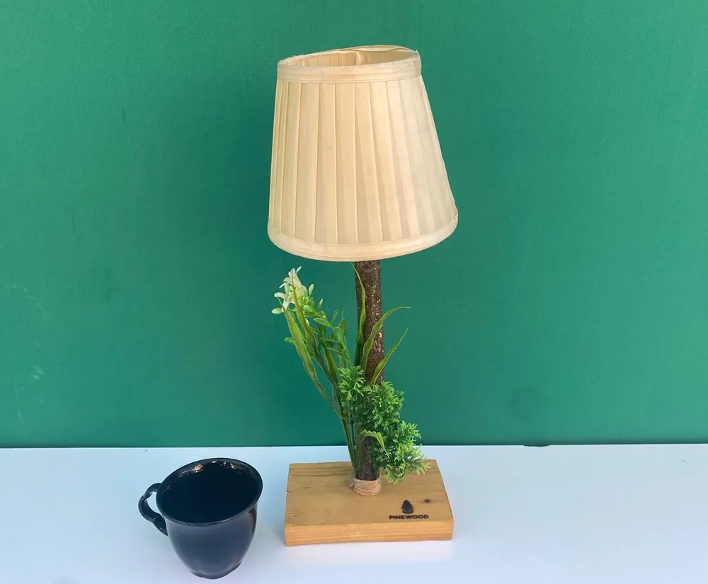 Kahve Molası Ahşap Lambader